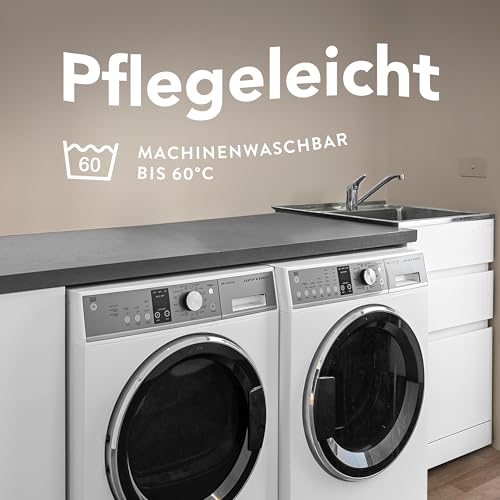 John Cotton Kopfkissen 80x80 cm – 2er Set Hotel-Luxus-Stepp-Kissen für Nackenschmerzen, Verstellbares Kissen mit Reißverschluss - 900g Füllung, Schlafkissen für Allergiker, Oeko-TEX (80 x 80)
