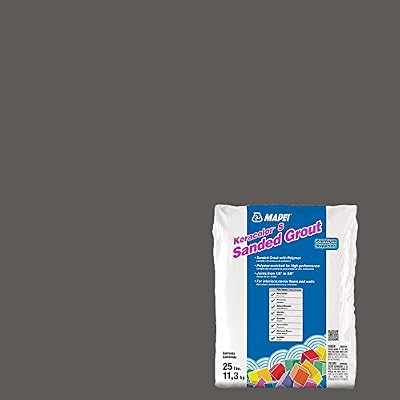 MAPEI Keracolor S Charcoal Cementitious Sanded Powder Grout - 25LB Bag