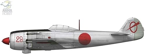 Miniatura 5 de Arma Hobby Juego de expertos Hayate Nakajima Ki-84 a escala 1/72 - Kit de aviones de construcción de modelos de plástico, N.º de artículo 70051