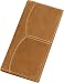 Itslife Men RFID Blocking Vintage Look Genuine Leather Brown Long Bifold Wallet (RFID BLOCKING Coffee)