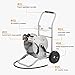 Giraffe Tools Garden Hose Reel Cart with Wheels, Stainless Steel Heavy Duty Water Hose Reel Cart, 200 ft of 1/2 Capacity, Mobile for Outside