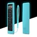 SIKAI Remote Case Compatible with Vizio XRT136 Smart TV Remote Skin-Friendly Shockproof Silicone Cover for Vizio XRT136 Remote Washable Anti-Lost with Remote Loop (Glow in Dark Blue)