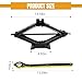 Hovom Scissor Jack for Car, 2 Ton (4409 lbs) Car Jack Kit with Ratchet Wrench, Lift Jacks Tool for Tire Changing Repair with Labor-Saving Handle, Portable Emergency Tool for SUV Truck MPV Sedan