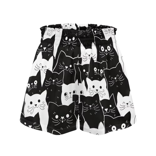 Girls Summer Shorts Size 3-16 High Waisted Athletic Flowy Shorts with Pocket4