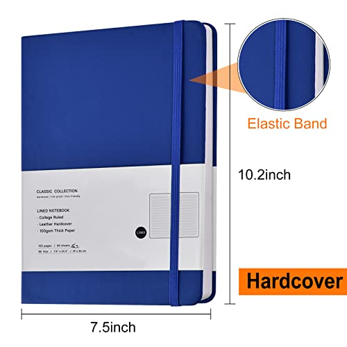 Cahier de composition rouge bleu gris 160 pages