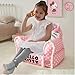 Sanrio Hello Kitty Figural Bean Bag Chair – Soft Structured Sofa with Armrests for Kids – Comfortable Seating for Bedroom or Playroom, Ages 3+