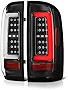 [For 2015-2022 Chevy Colorado Pickup Truck] Black Housing Premium OLED Neon Tube Full-LED Tail Light Lamp Assembly, Driver & Passenger Side