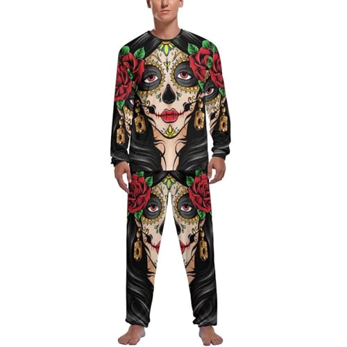 Pyjama homme rose ensemble de nuit haut et bas haut de gamme aux finitions soignées