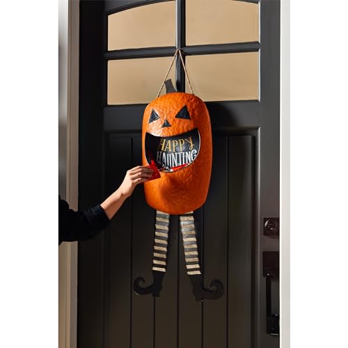 Image of Mud Pie Pumpkin Candy Door Hanger, 33 inch x 12 inch
