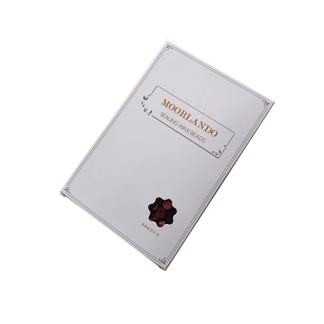 600 cuentas de cera de sellado para sello de cera, perfectas para sellado de regalos, sellado de letras, proyectos de manualidades, tarjetas de invitación (bronce)