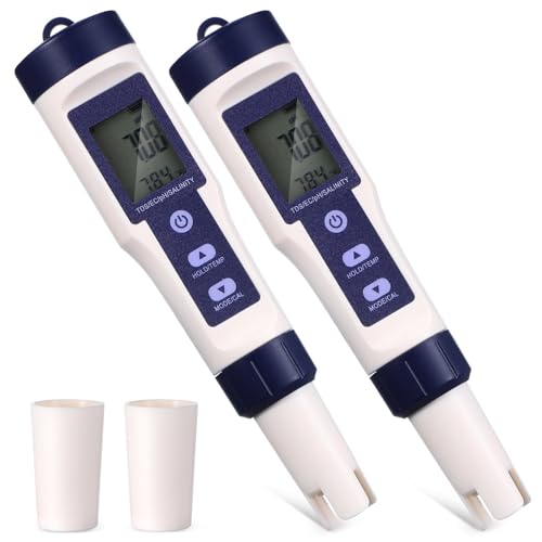 MUCKLILY Pool Water Tester pH Meter Meter Digital Aquarium Water Tester Portable Drinking Water Tester