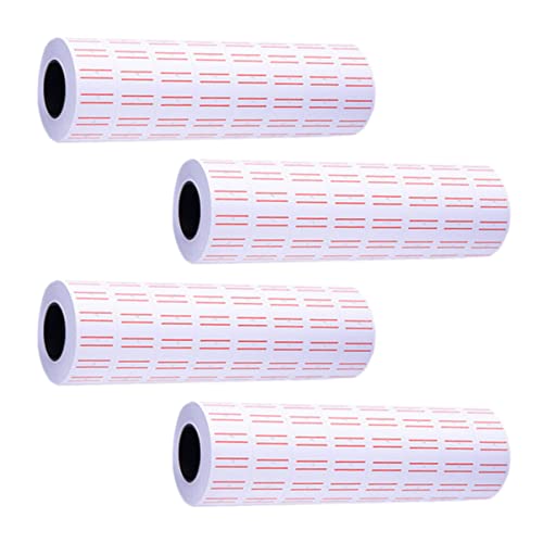 STOBAZA Rolls Tag Labels Paper Supermarket Marker Stickers and Easy to Read for Stores