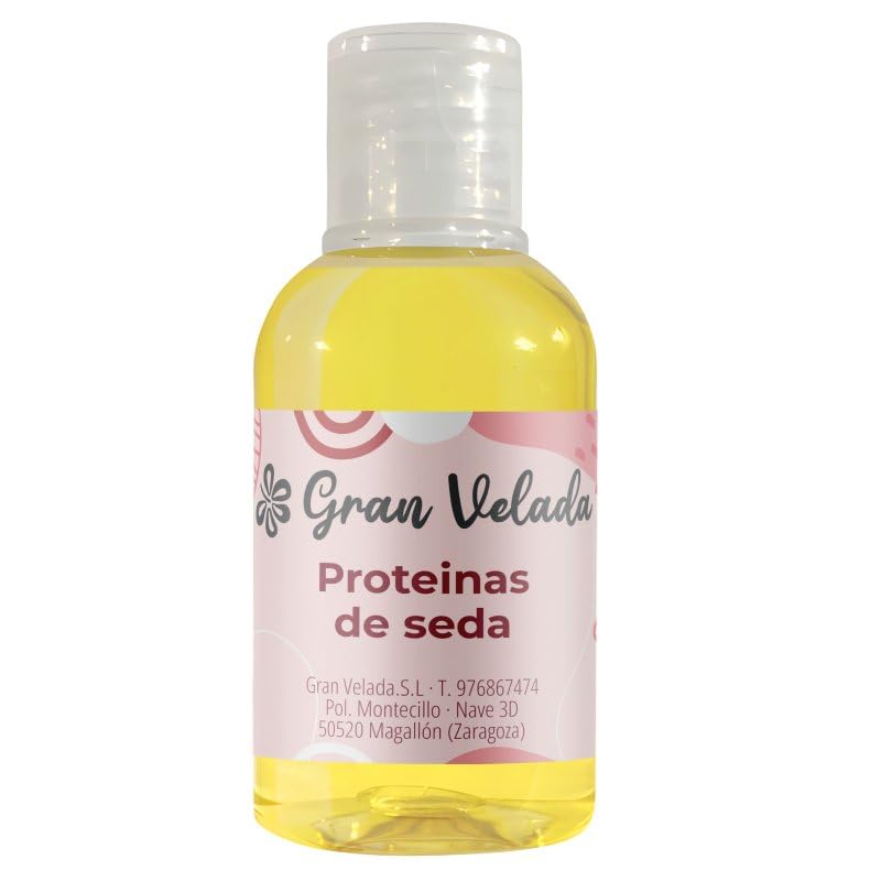 Gran Velada - Proteínas de Seda 50 ml | Activo Cosmético Hidratante y Suavizante | Para Cremas, Sérums y Champús