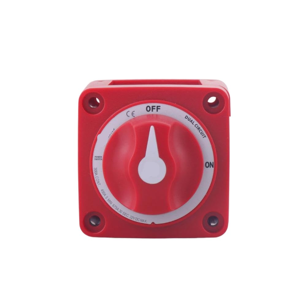 Cutter 2 Position Dual 32V DC 300A Marine Isolator Trennschalter kompatibel mit Camper RV Boot