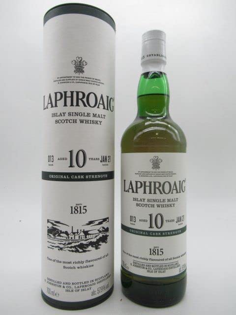 Amazon.co.jp: ラフロイグ 10年 カスクストレングス バッチ13 57.9度