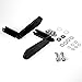 Black Highway Footpeg Foot Peg Mount Kit For 91-16 Harley Dyna FXD FXDL FXDB FXDC