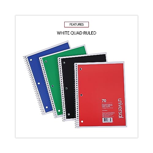 Cahier à spirale quadrillé Universel 66634 à ouverture à plat