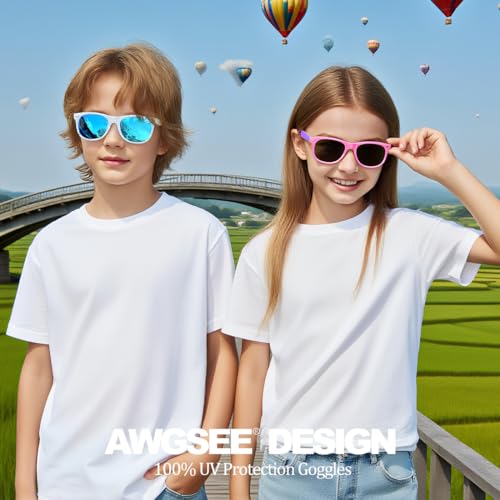 Kids Polarized Sunglasses UV400 Protection Toddler Sun Glasses for Boys Girls Shades2