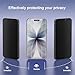 Ailun 3 Pack Privacy Screen Protector for iPhone 17 [6.3 inch]+ 3 Pack Camera Lens Protector with Installation Frame,Dynamic Island Compatible,Anti Spy Tempered Glass[9H Hardness]-HD