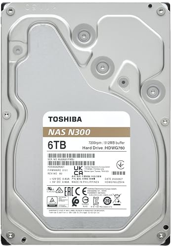 Toshiba N300 disco NAS 6TB soluciona las caídas de velocidad gracias a su caché de 512 MB 5