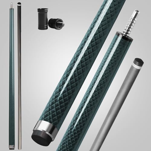 Carbon Fiber Pool Cue with Multi-layer Tip & Wrapless Grip