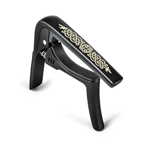 Trigger&reg; Fly&trade; Capo Celtic Knot Edition Curved - Black