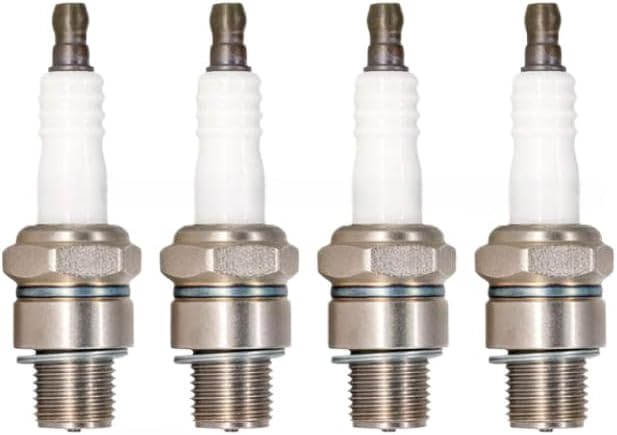 Compatible Marine Boat Spark Plugs 2-8PCS for BUHW BU8H 6001 QL76V 898M AUTOLITE 2852 Aftermarket Options(4 Pieces E9Y-13)