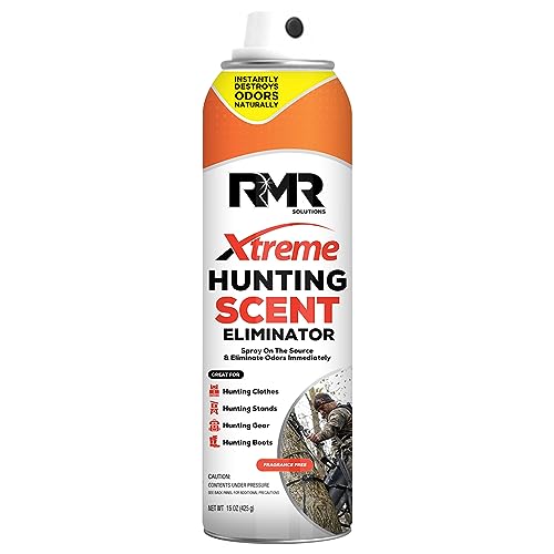 RMR Xtreme Hunt Scent Eliminator Spray – Neutralize Scents on Hunting Clothes, Stands, Gear, and Boots, 15 Ounces, Fragrance-Free