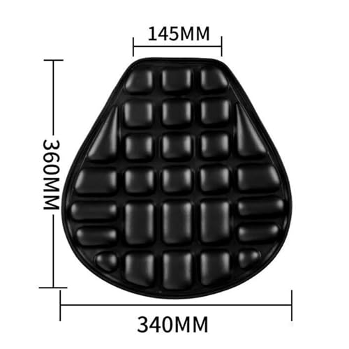 Funda para asiento de motocicleta antideslizante y cómoda con protector universal 3