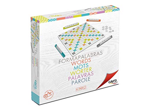 Cayro - Juego Formapalabras - Palabras Encadenadas - Razonamiento y Estrategia - Juego de Mesa 8 años - para Niños y Adultos - Juego Educativo - Diversión para Toda la Familia