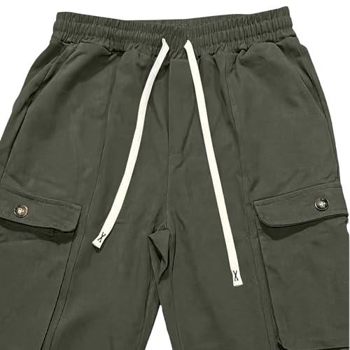 Pantalon de sport baggy couleur unie coupe ample et confortable pour homme actif - 7