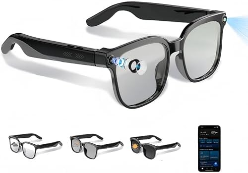 AI Smart Glasses With Camera and Audio, 4K HD Video Recording Gla...