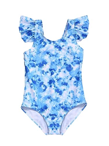 Image of LIZENS Girls Swimwear One Piece Swimsuit Toddler Cute Beach Bathing Suit