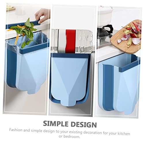 Caneca de basura plegable para cocina con diseño montado en pared miniatura 2