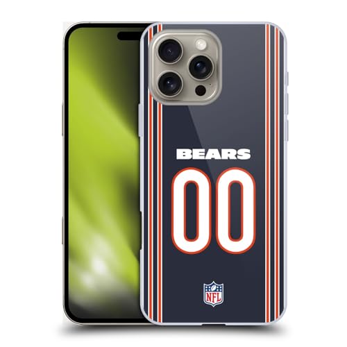Coque Chicago Bears iPhone 16 Licence Officielle NFL Personnalisable