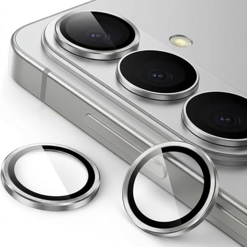 Image of PACK OF 2 Camera Lens Protector for Samsung Galaxy S26 / S26 Plus Silver AR AF Coated 9H Tempered Glass Camera Guard, Anti Drop Scratch Resistant Camera Lens, Case Friendly Waterproof Heavy Duty UHD Clear Camera Cover