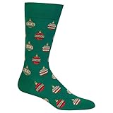 Hot Sox Mens Christmas Ornaments Sock