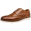 Leather Wingtip629-yellow Brown