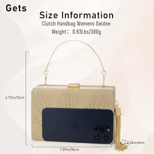 Sac à main plissé chic à pompons le cadeau idéal pour femme avec chaîne