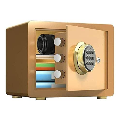 XBTGS Elettronica ignifuga impermeabile per armadio s password elettronica ti-furto incorporato multicolore include 2 chiavi di emergenza per ufficio domestico, multicolore, colore, 38, oro-38, oro-38