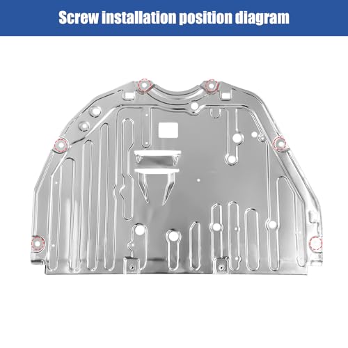 Image of Engine Splash Shield Guard 74114T50000 Fit for Honda Accord 2023 2024 | Engine Case Guard Under Car Shield Cover OEM 74114-T50-000 Front Engine Splash Guard Underbody Skid Plate