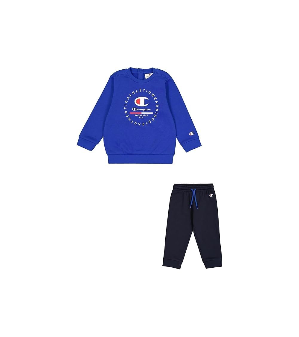 Champion Legacy Graphic Shop Td (306847) - Ultra-light Soft Compact Powerblend Fleece Crewneck traje Bebé-Niños (Pack de 2)