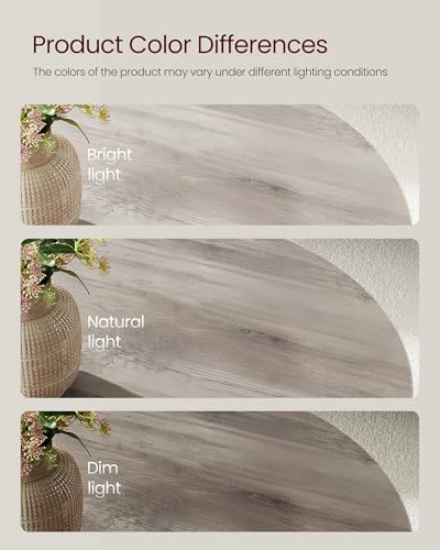 image for VASAGLE MAEZO Collection - Round Coffee Table, 2-Tier Center Table wit