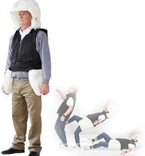 Chaleco de airbag para ancianos, protección anticaídas con seguimiento y posicionamiento, chaqueta de seguridad reutilizable para evitar caídas
