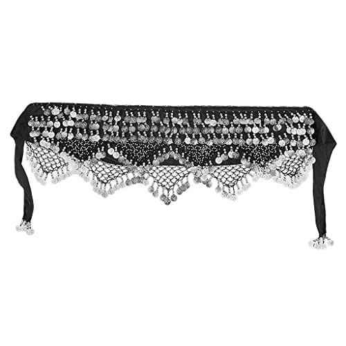 Colcolo Trajes Femininos Com Corrente De Cinturo Para E Cachecol De Dança Do Ventre Com 320 Moedas D