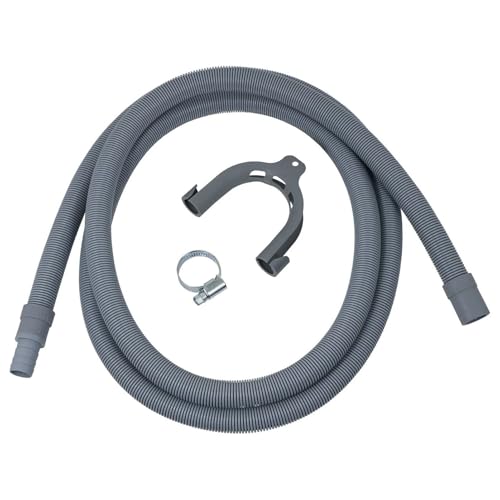 SPARES2GO Drain Hose Extension for AEG Washing Machine (2.5M, 19mm / 22mm)