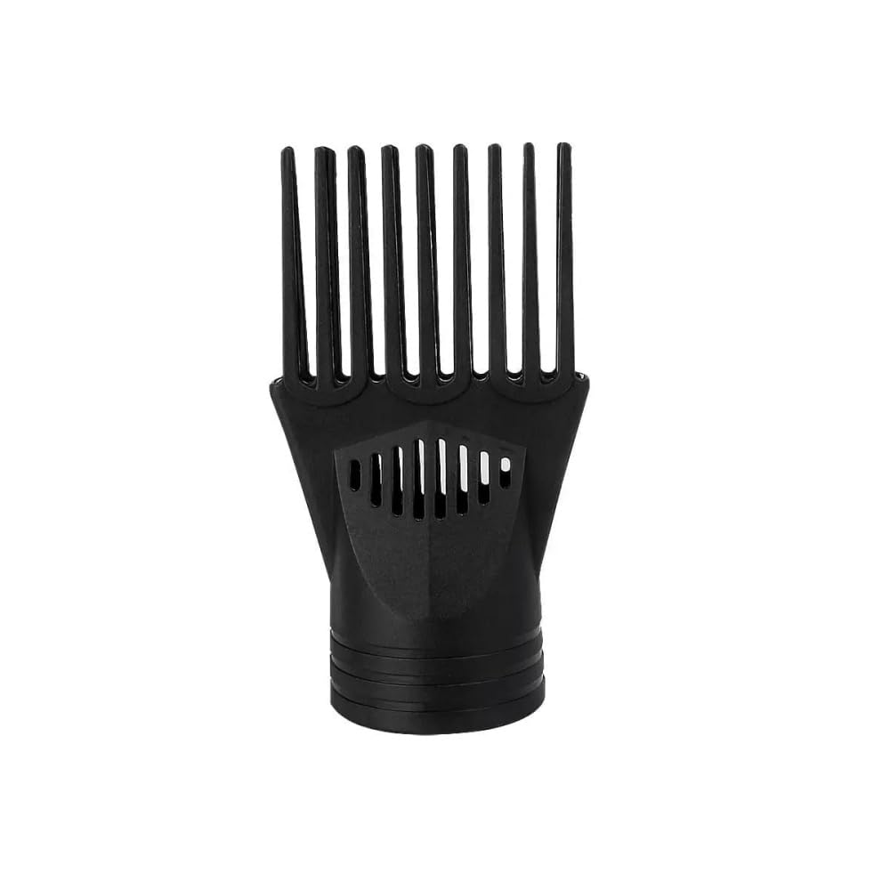 Black Hair Dryer Comb Attachment for Straightening and Detangling, Nozzle Plastic Hairdressing Salon Blow Comb Dryer,Curly,Natural Styling Tools-image-17