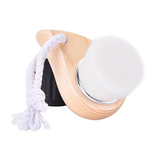 Welecom Suave cerdas Cepillo de Cara Facial, Manual Exfoliante poro Limpiador Cepillo