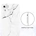 Imikoko iPhone 8 Case, iPhone 7 Case, Phone SE 2020 Case, Flexible Soft TPU Case Print Crystal White Matte Marble Pattern Slim Fit Snap On Hard Shell Back Case for iPhone 7/8/SE 2020