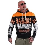 Yakuza Herren Soul Two Face Kapuzenpullover, Schwarz, L